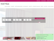 Tablet Screenshot of hotelplazaelba.com
